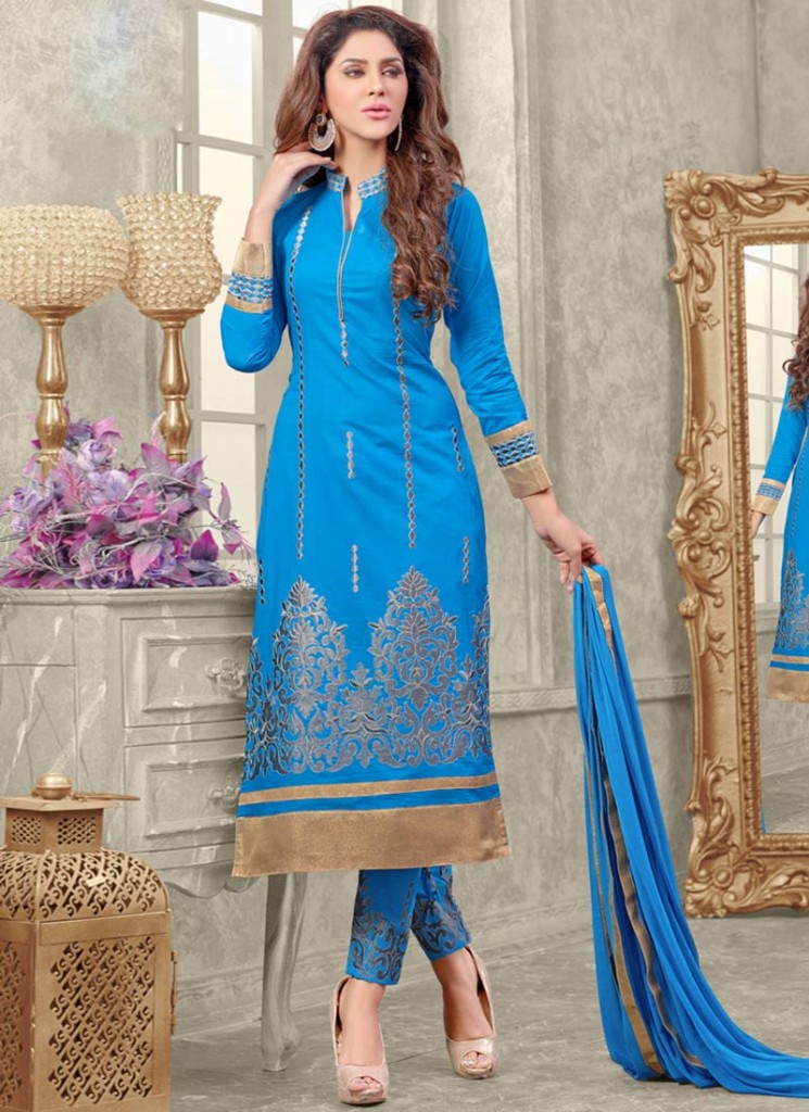 Latest Straight Pant Suits Collection for Women 20152016 (27