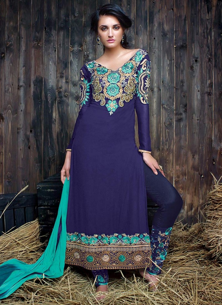 Latest Straight Pant Suits Designs Collection 20182019