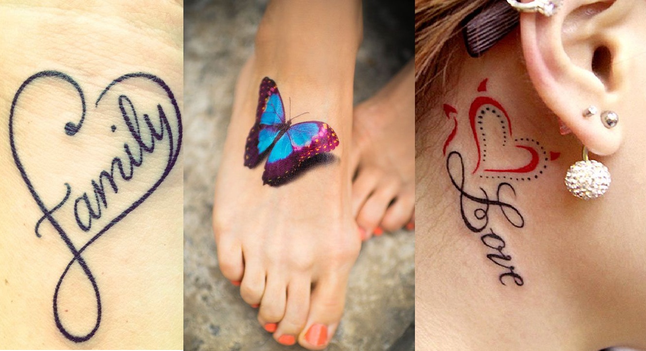 Romantic Heart Love Tattoo Design Pics With Your Name