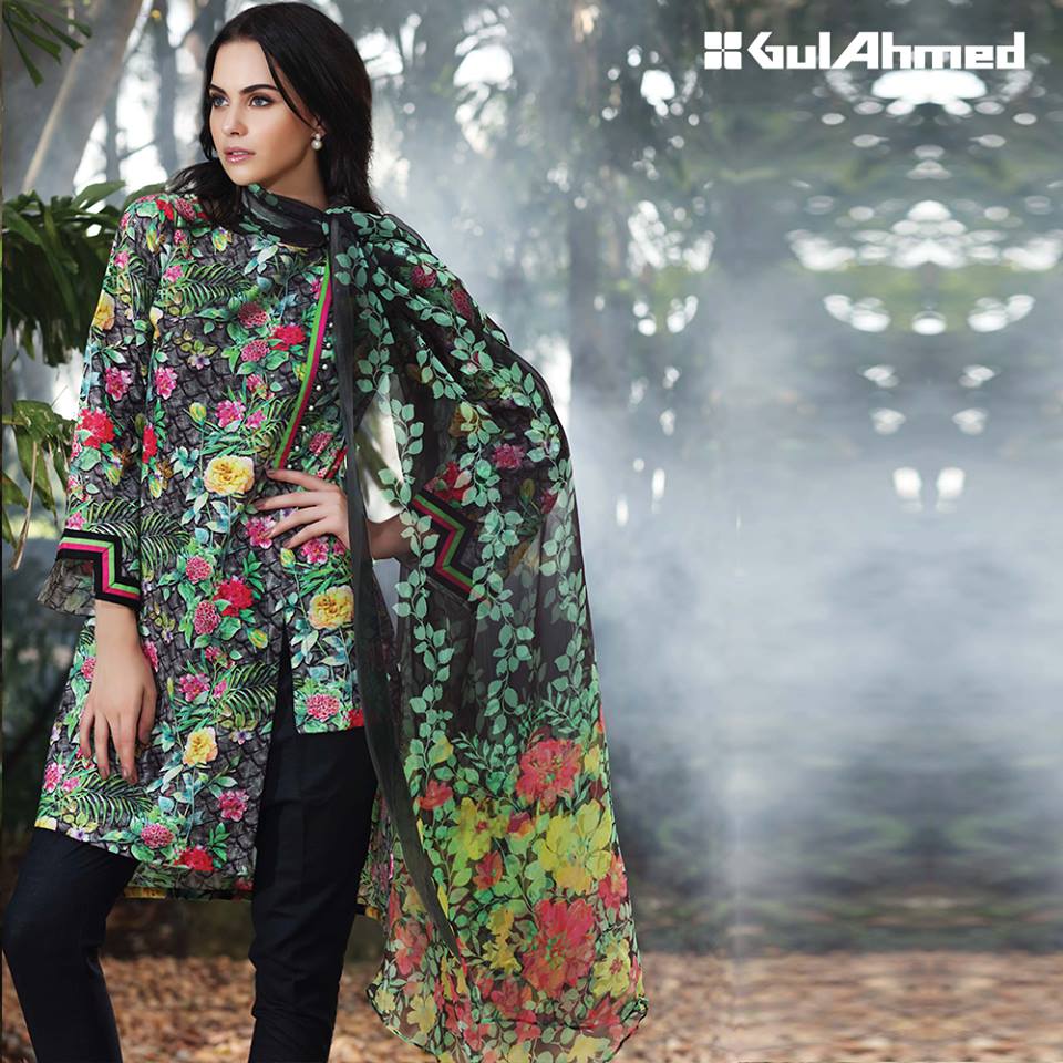 Latest Winter Dresses By Gul Ahmed