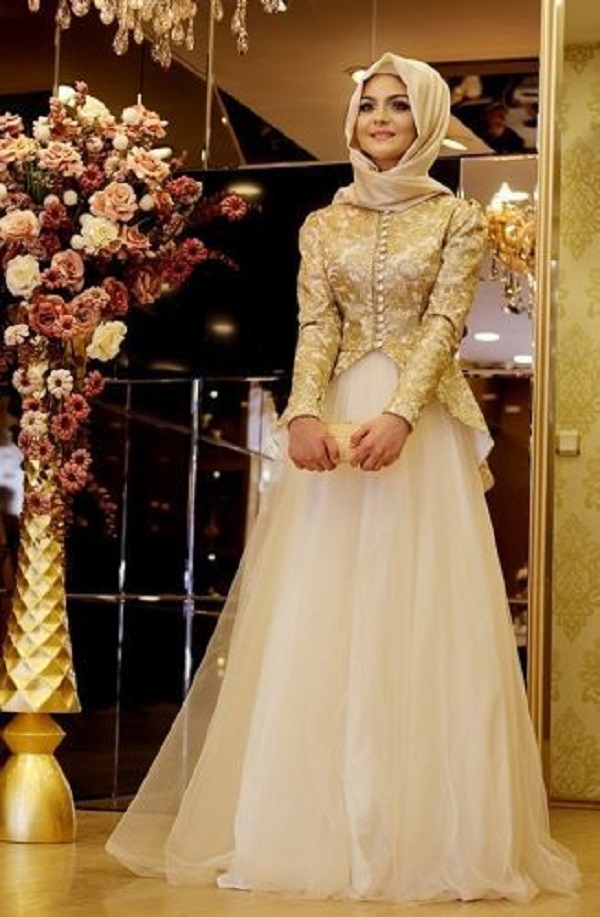 Party wear dresses with hijab on sale