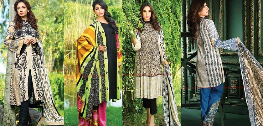 Lala Winter Embroidered Cotton-Linen Dresses 2015-2016
