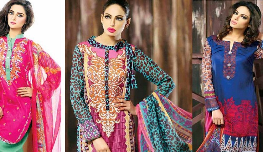 Libas Winter Crinkle Dresses Collection 2015-2016 by Shariq Textiles