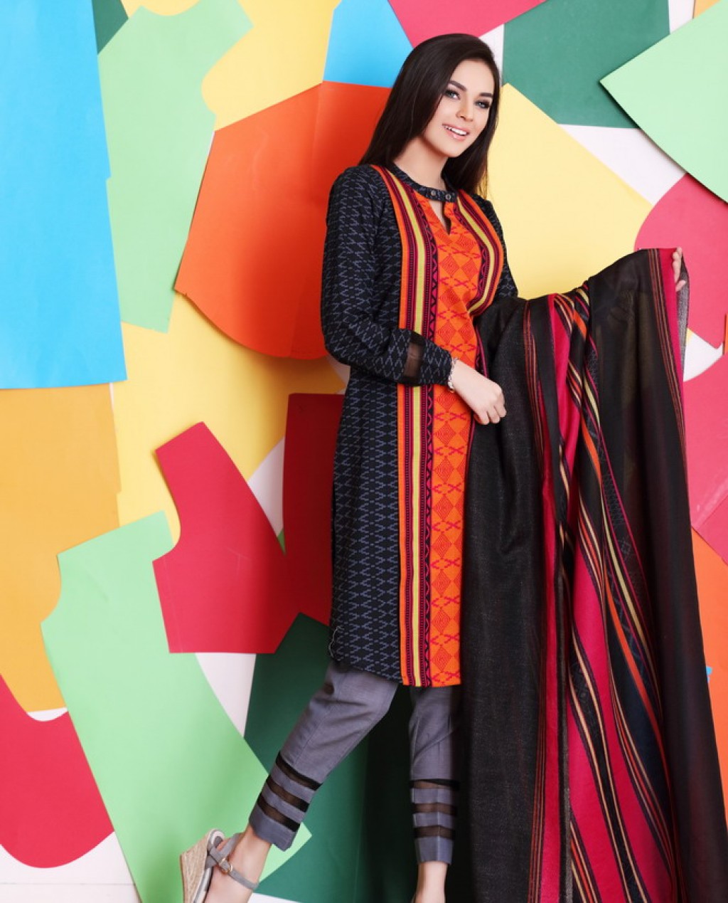 nishat linen winter shawl collection 2020