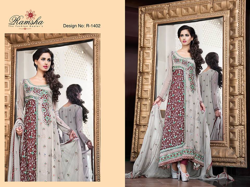 Latest Party Wear Long frocks for Ladies Collection 2018-2019
