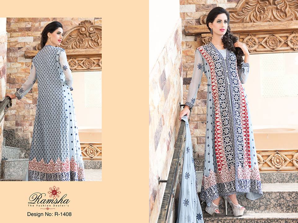Latest Party Wear Long frocks for Ladies Collection 2018-2019