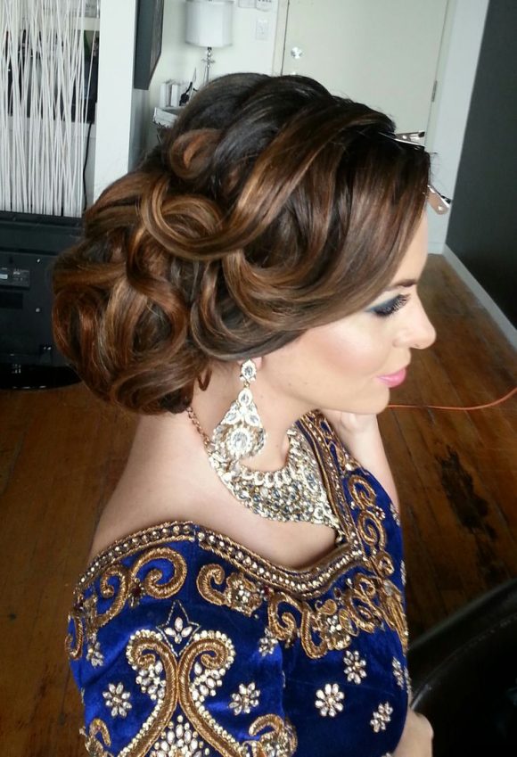 Hairstyle For Short Hair For Indian Wedding