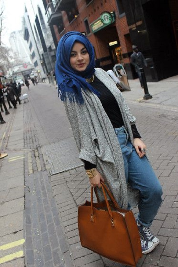 Casual Wear Hijab Styles with Jeans Trends 2016-2017 (17)