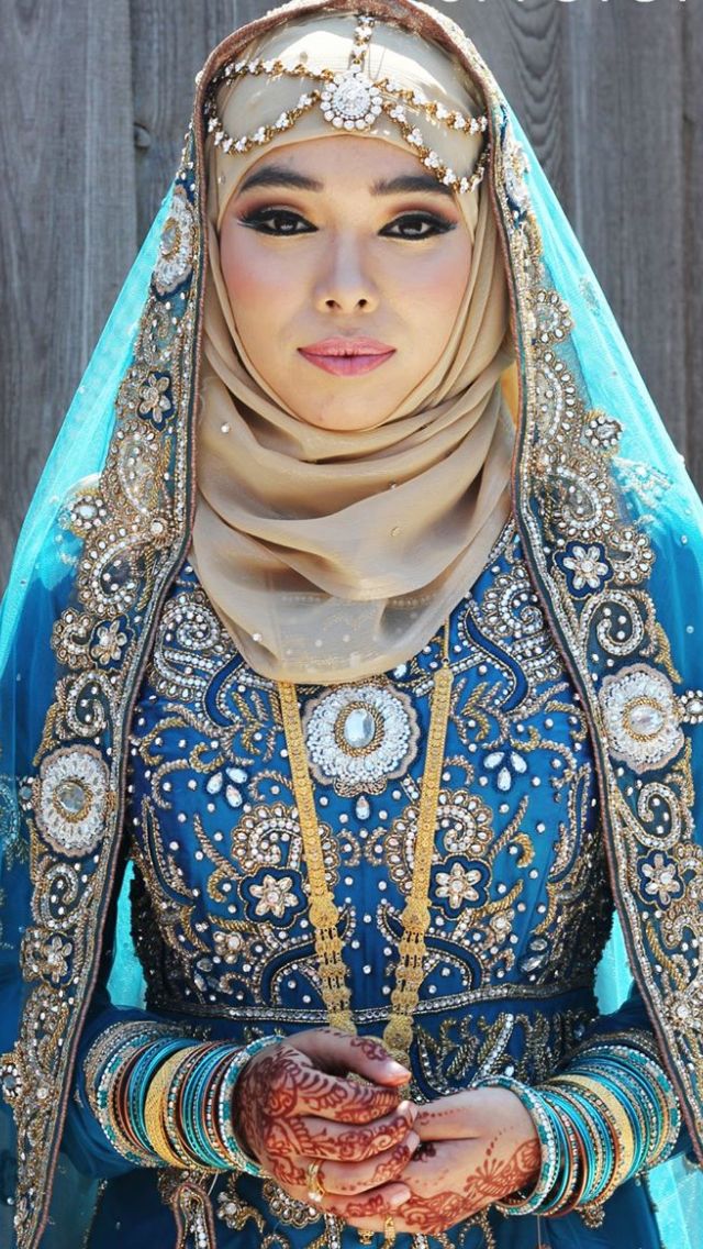 Latest Bridal Hijab Dresses Designs Collection 2016 2017 22