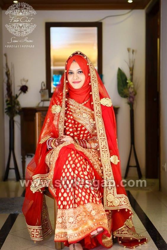 Latest Bridal Hijab  Styles Dresses Designs Collection 2021 