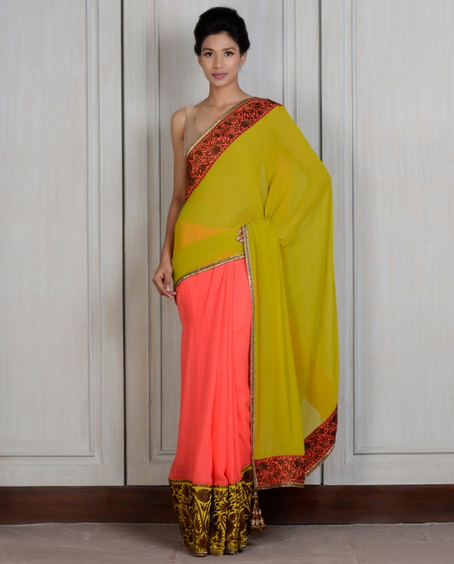 manish malhotra latest saree