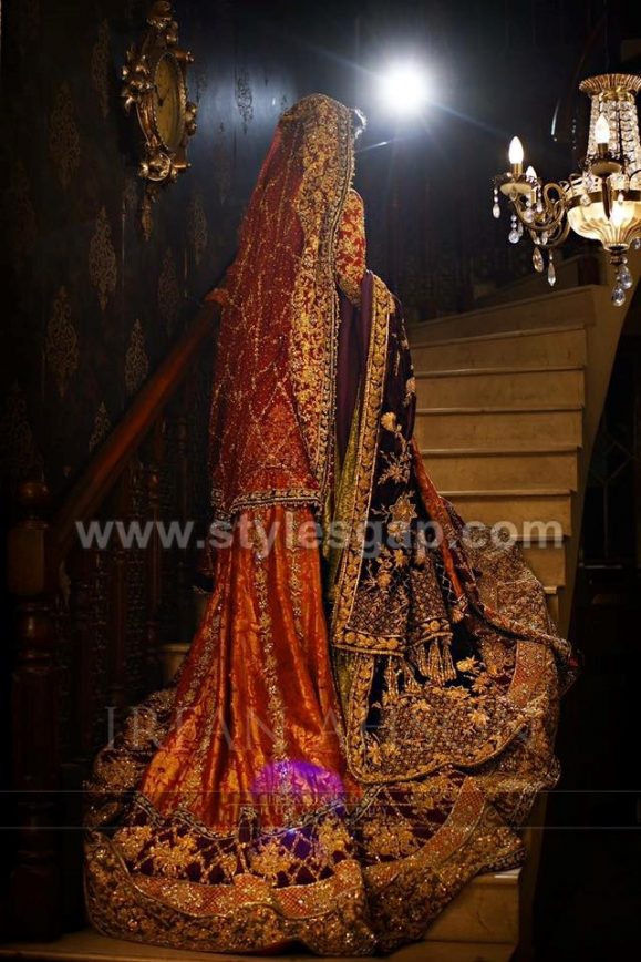 Pakistani Bridal Lehenga Dresses Designs Styles (9)