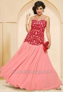 Umbrella Cut Dress Designs & Frocks Styles