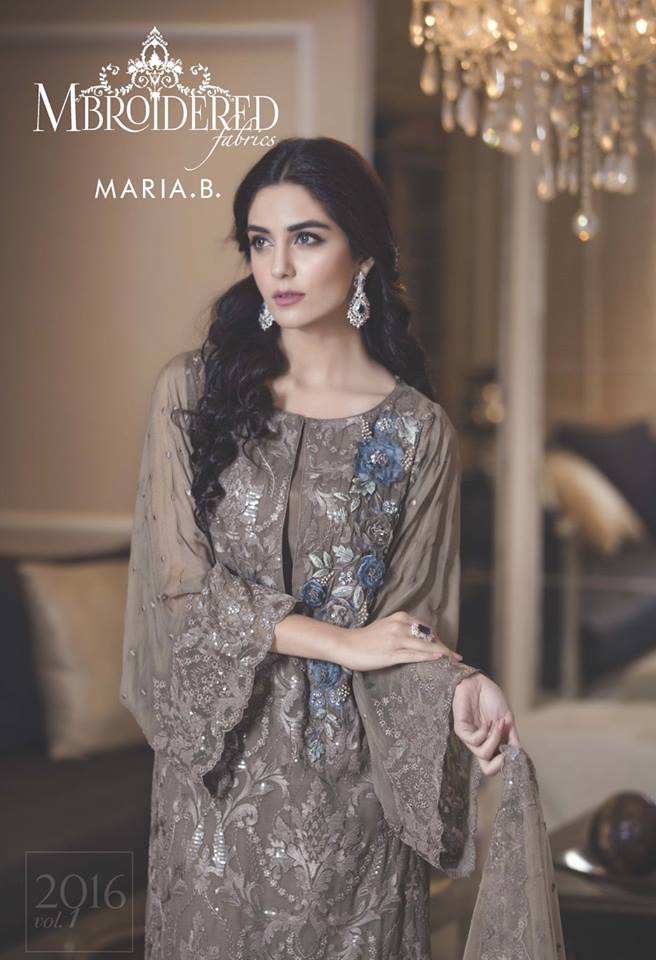 Maria. B Latest Luxury Dresses Embroidered Collection 2016-2017