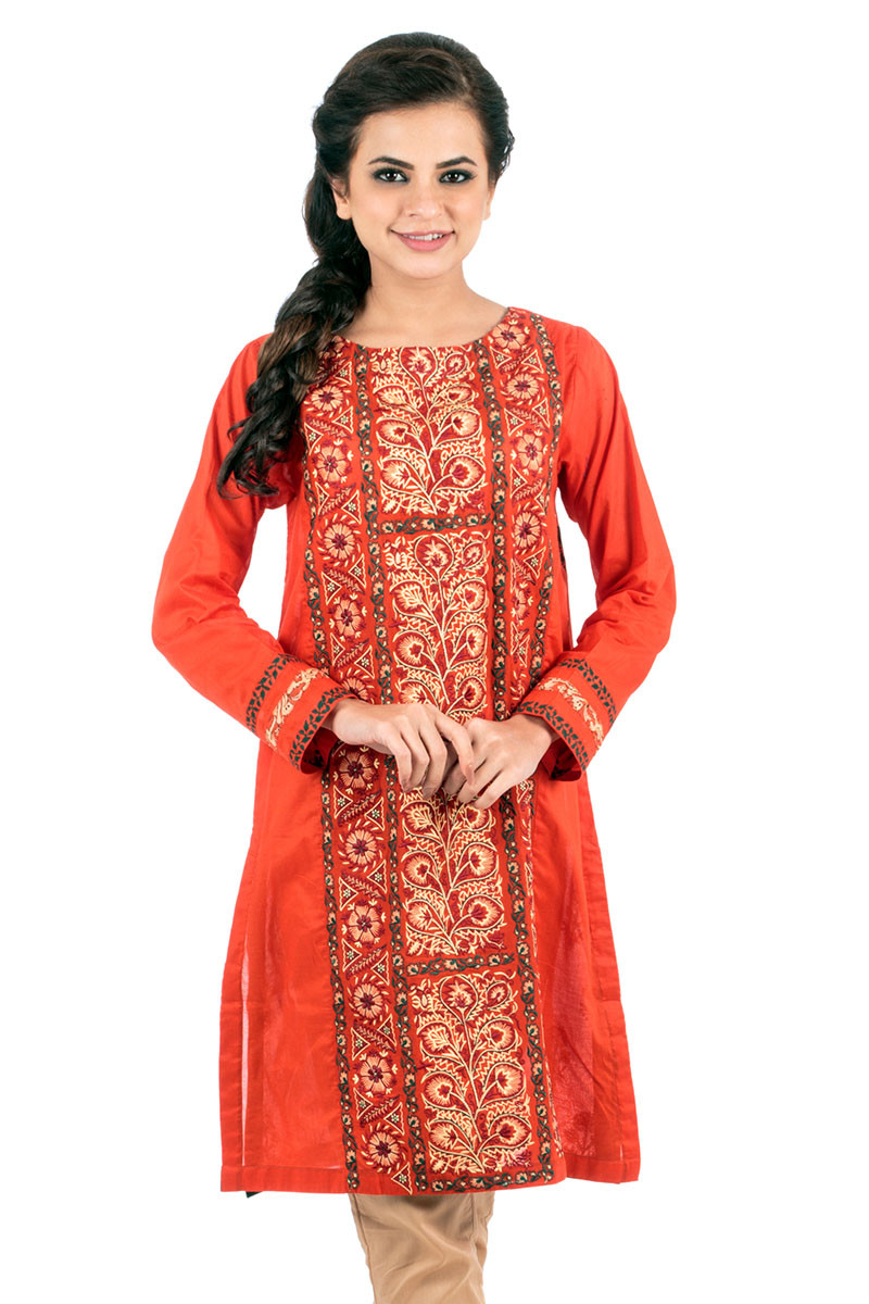 gul ahmed kurti style