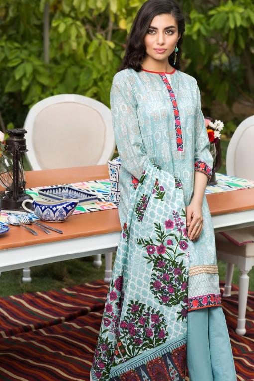 Khaadi Lawn Embroidered & Printed Dresses 20162017 (5)