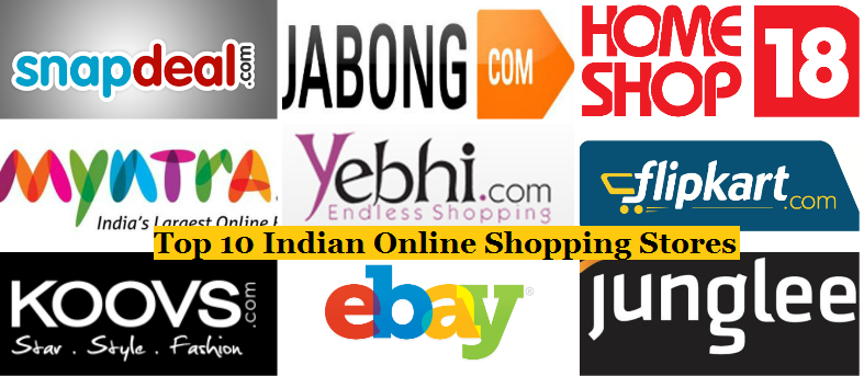 Top 10 Most Popular Best Indian Online Shopping Stores Websites