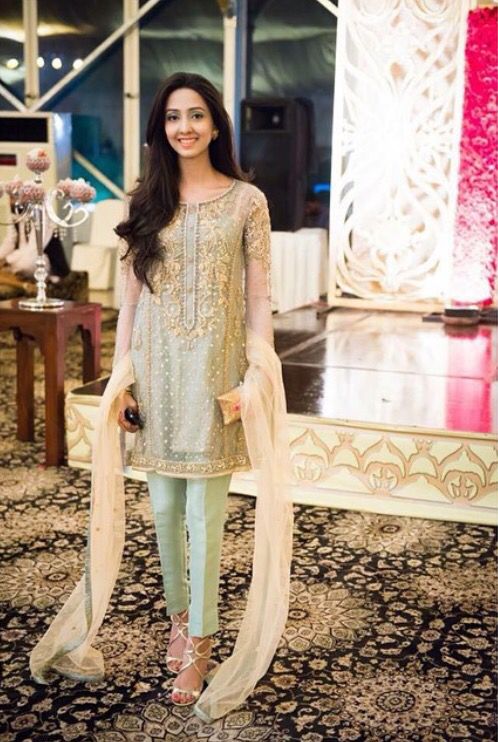 Latest Party Wear Embroidered Shirt Designs with Trousers 