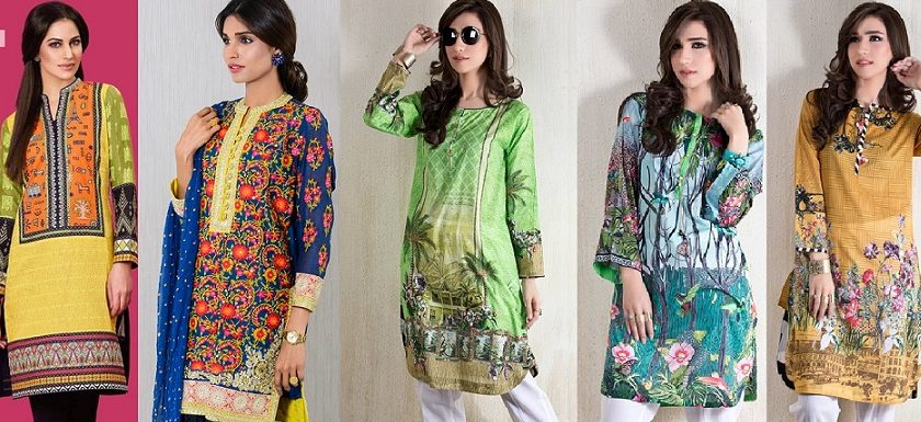 Latest Kurti Tunics Designs 2016-17 Collection for Girls