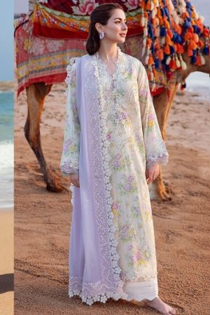 Latest Zaha Lawn Dresses Collection 2023 by Khadija Shah