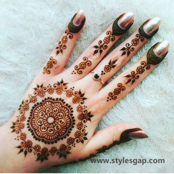 Simple Easy Eid Mehndi Designs 2021 2021 Latest Collection