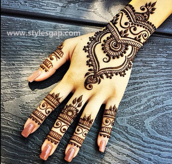 Simple Easy Eid Mehndi Designs 2020 2021 Latest Collection