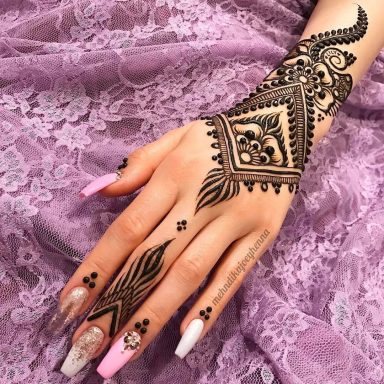 Latest & Best Eid Mehndi Designs 2017-2018 Special Collection