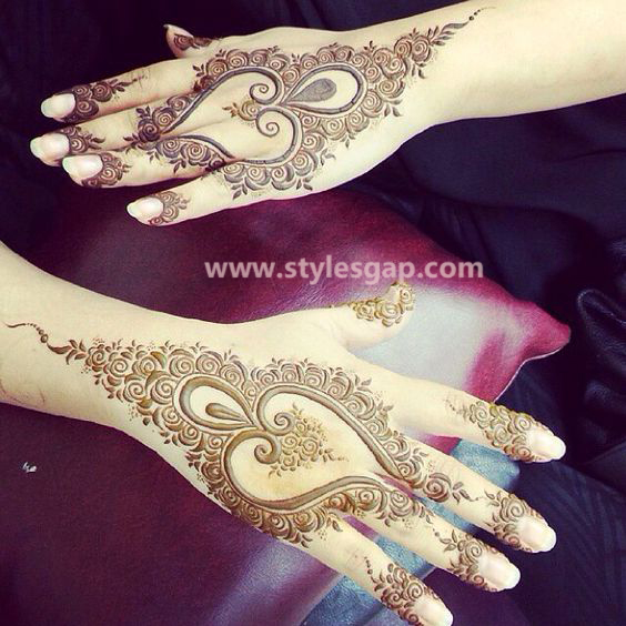 Latest Fancy & Stylish Mehndi Trends & Designs Collection 2016-2017 (15)