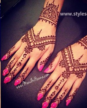 Latest Fancy & Stylish Mehndi Trends & Designs Collection 2016-2017 (40)