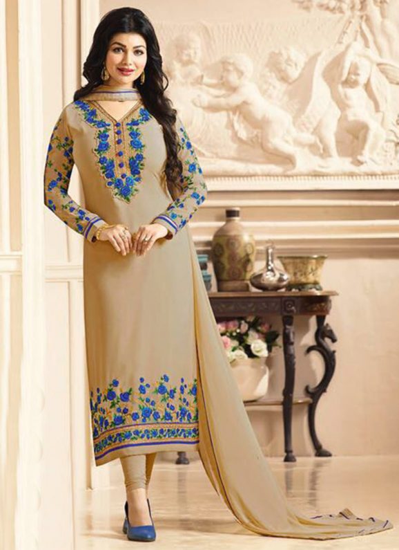 Latest Pakistani Indian Straight Cut Salwar Kameez 2018-19 