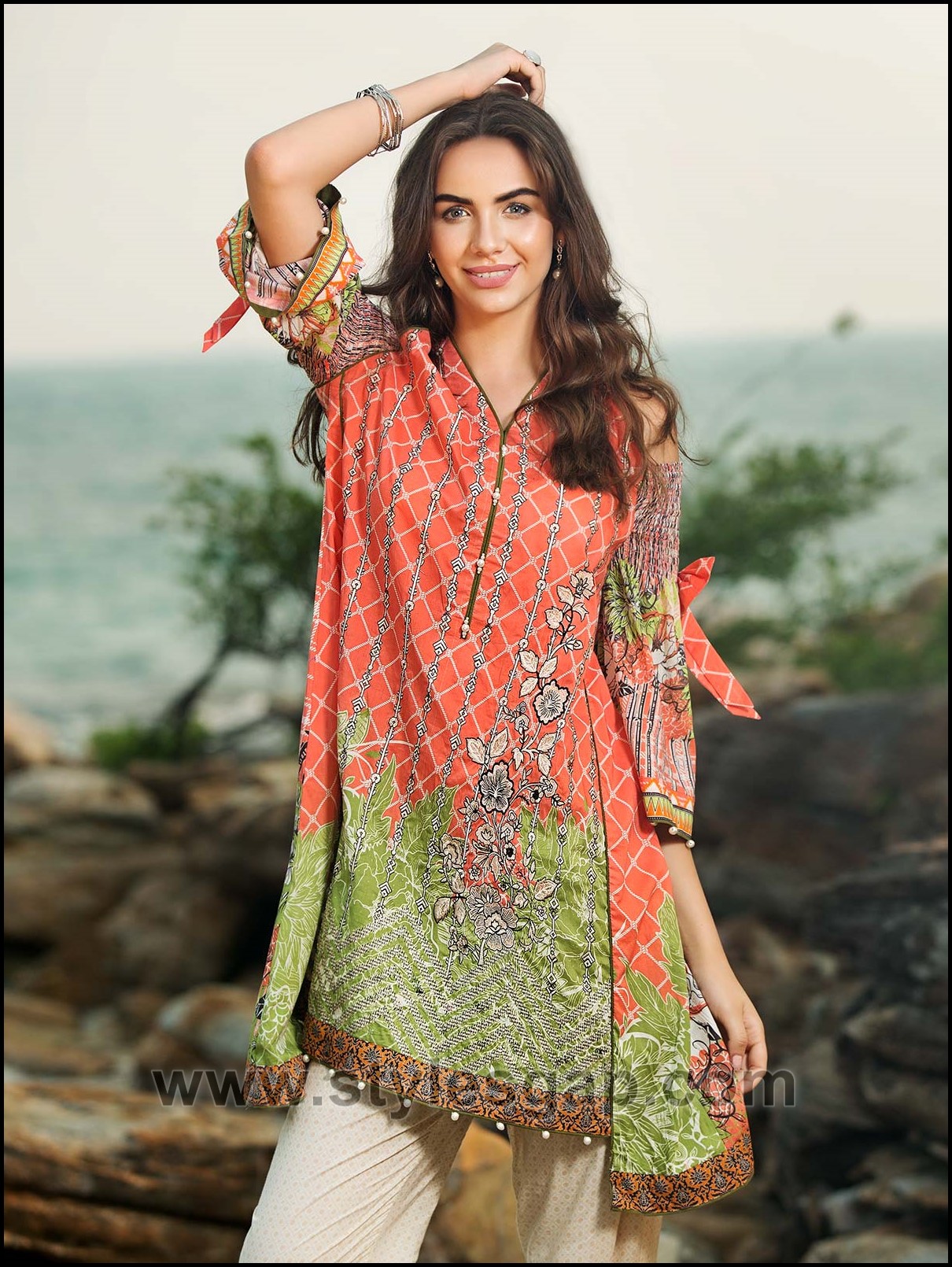 Summer Fashion Lawn Kurti Designs Trends Latest Collection 2018 ...