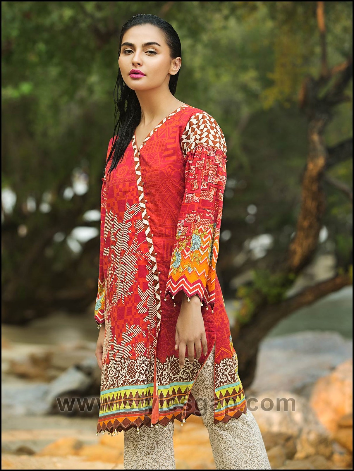 Latest Summer Lawn Kurta Designs 20232024 Stitching Styles  Kurti designs  Fashion Lawn kurti designs