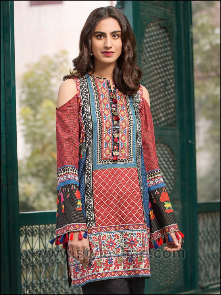 Summer Fashion Lawn Kurti Designs Trends Latest Collection 2018-2019 ...