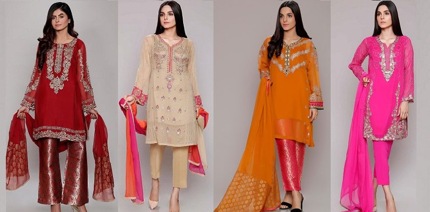 Chinyere Latest Party Wear Dresses Collection 2018 for Women