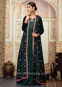 Jacket Style Dresses Koti Anarkali Suits