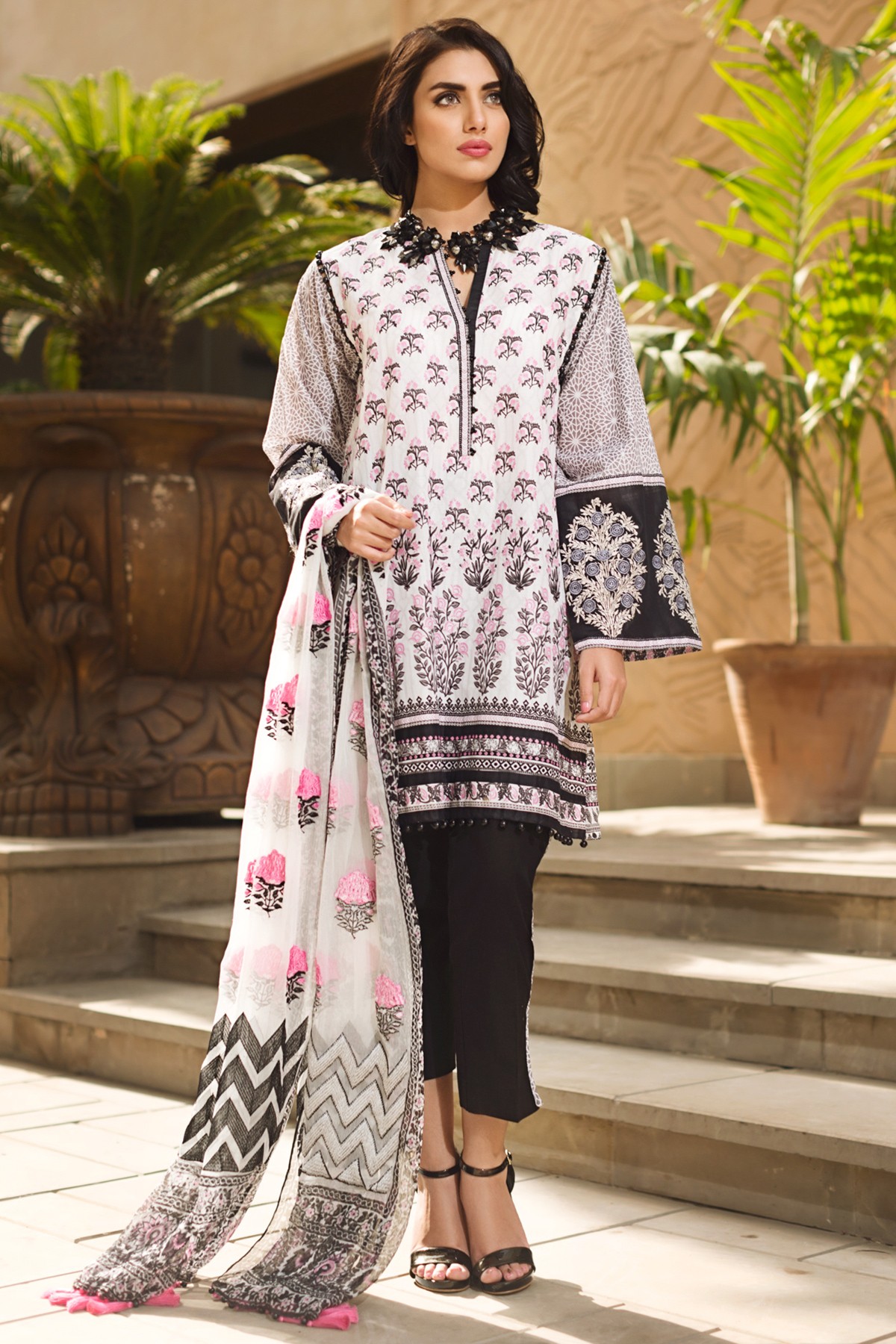 frock design chiffon