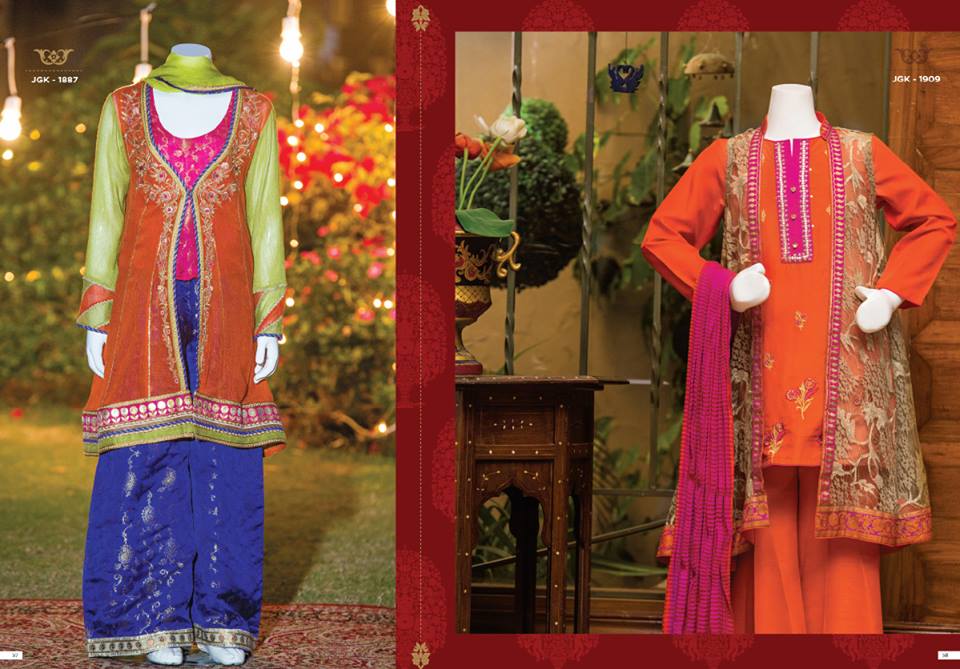 Premium Collection Junaid Jamshed Eid Dresses for Women Girls Festive 2017 2018 18 StylesGap