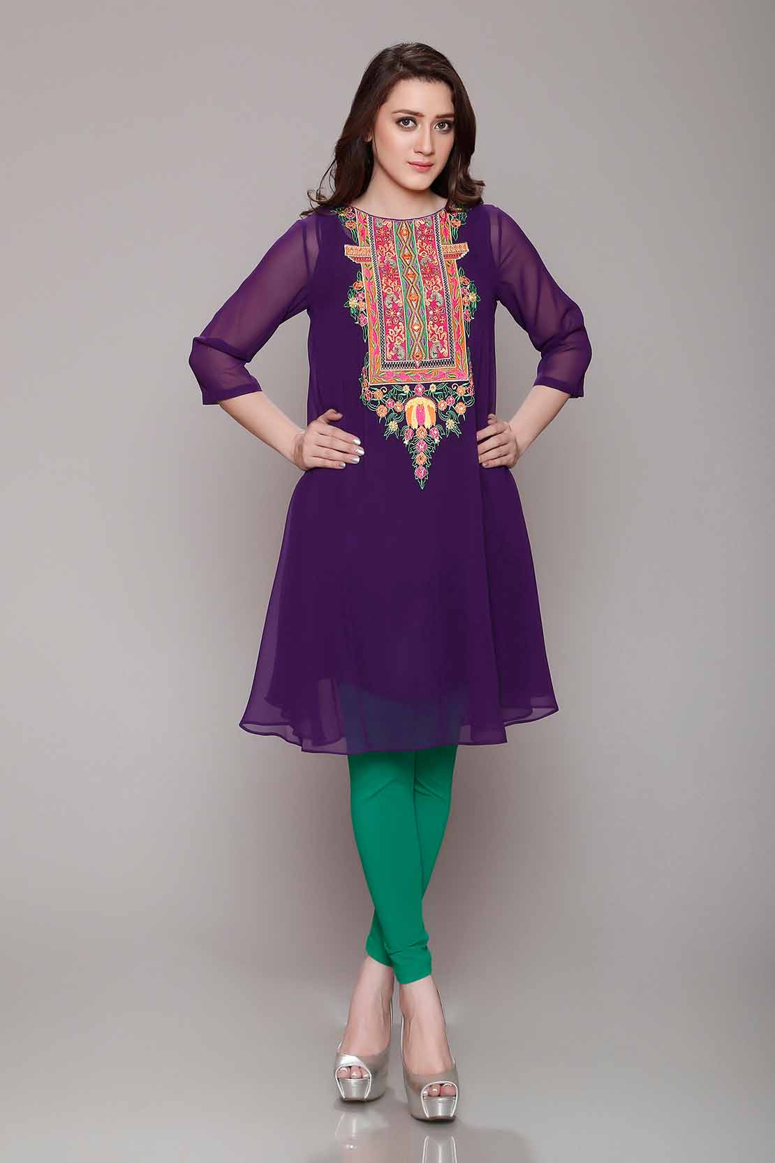 Rang Ja Latest Colorful Kurti Dresses 2020-2021 Eid Collection