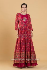 Indian Jacket Style Dresses Koti Anarkali Suits