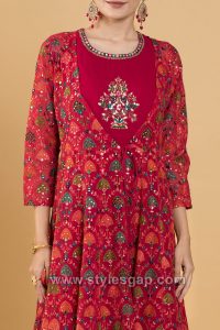 Jacket Style Dresses Koti Anarkali Suits