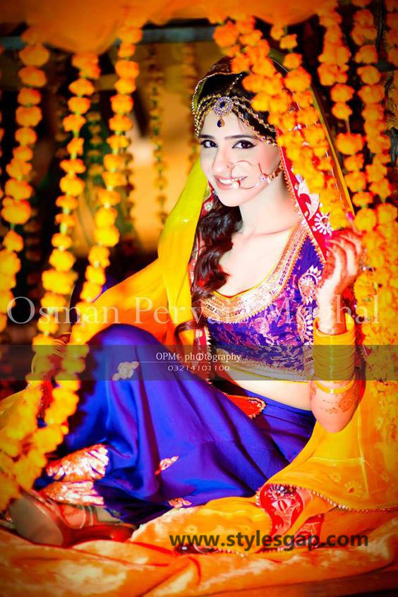 Mayun Bridals Makeup Looks Dresses Designs 2023 2024 Trends