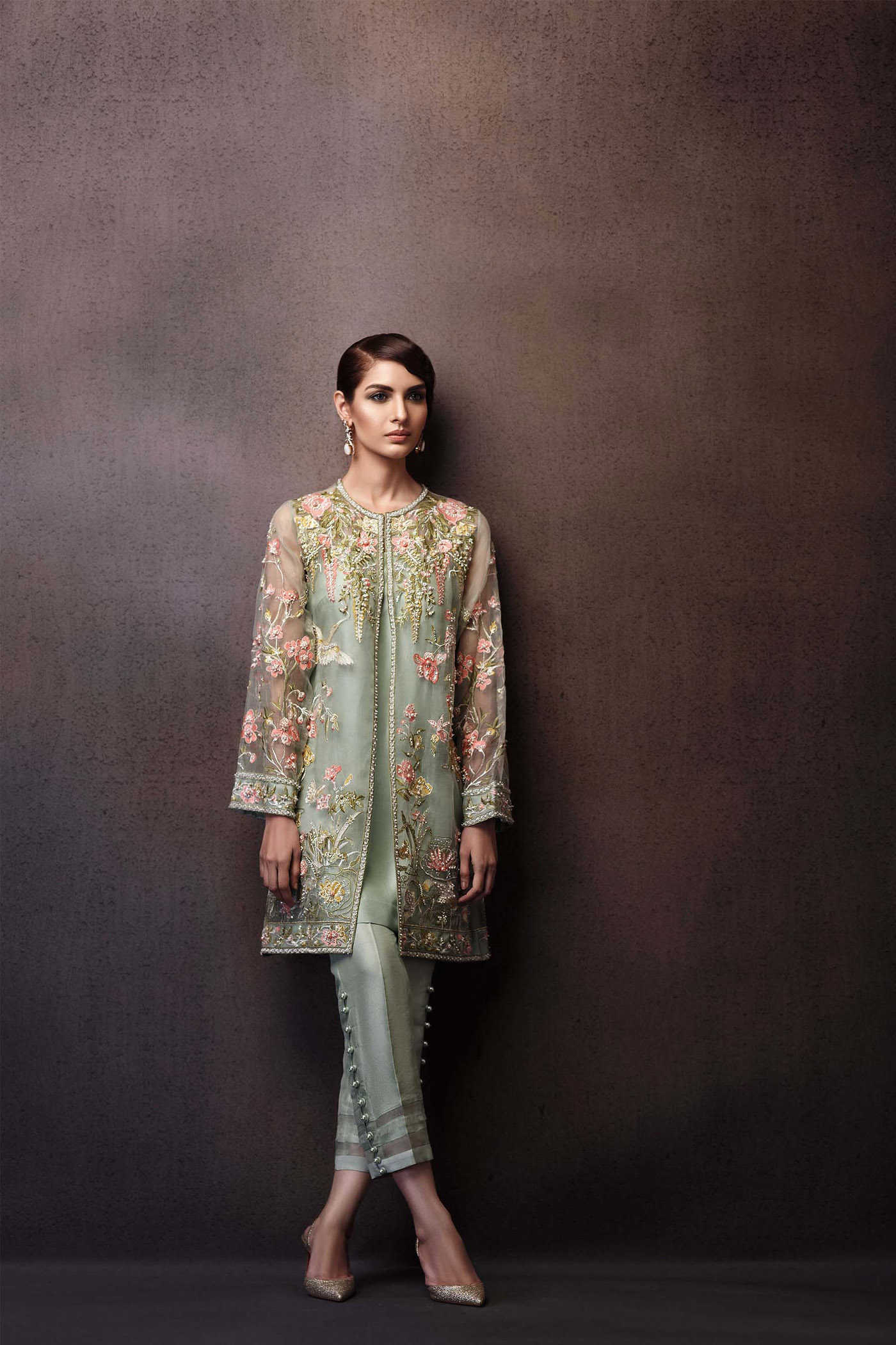 Pakistani Party Wear Embroidered Shirts 202425 Latest Designs