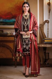 Gul Ahmed Fancy Winter Velvet Dresses & Shawls Collection