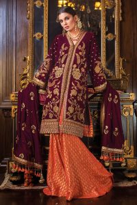 Gul Ahmed Fancy Winter Velvet Dresses & Shawls Collection