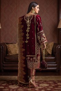 Gul Ahmed Fancy Winter Velvet Dresses & Shawls Collection