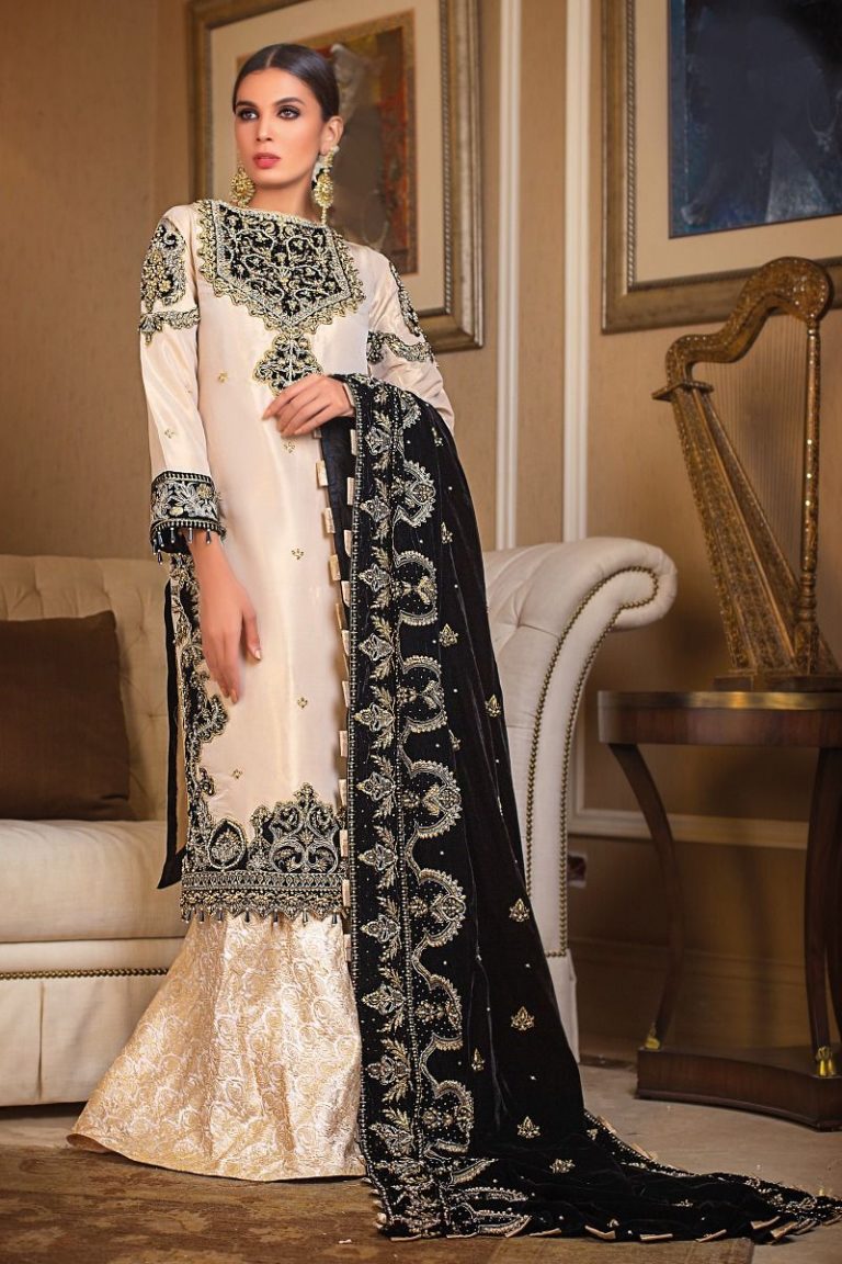 Gul Ahmed Fancy Winter Velvet Dresses & Shawls Collection 20202021
