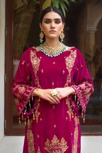 Gul Ahmed Fancy Winter Velvet Dresses & Shawls Collection
