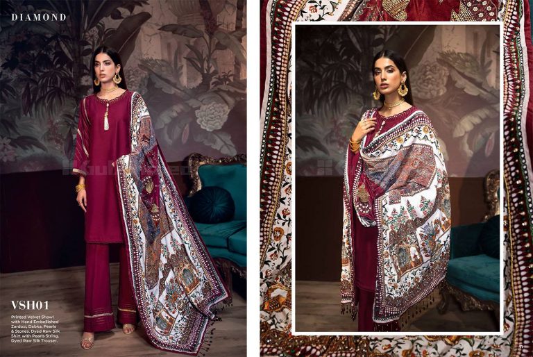 gul ahmed shawls for ladies