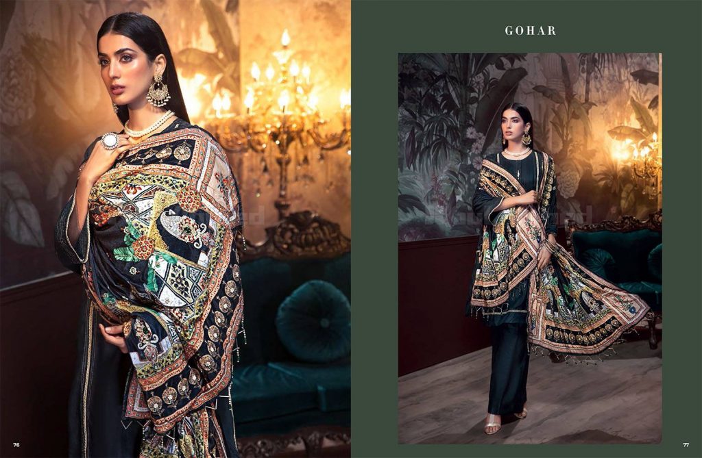 gul ahmed shawls for ladies