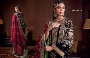 Gul Ahmed Fancy Winter Velvet Dresses & Shawls Collection